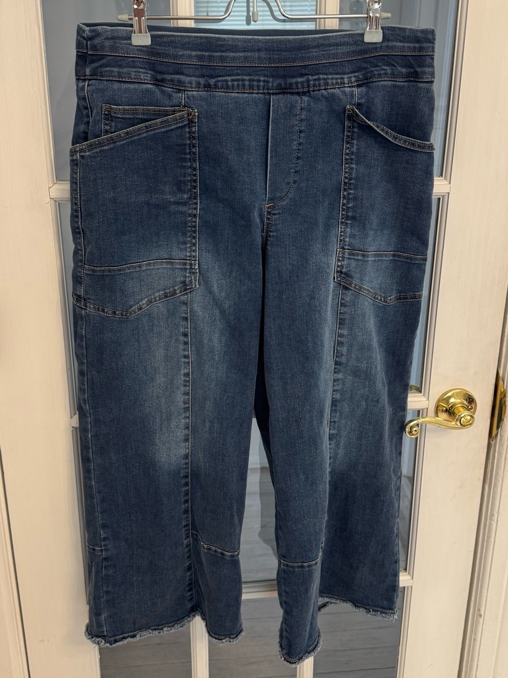 GOOD AMERICAN Women's Good Waist Crop Jeans Size 14/32
